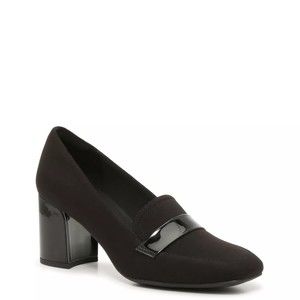 Anne Klein Womens Teo Pump Dress Shoes, Black, 10